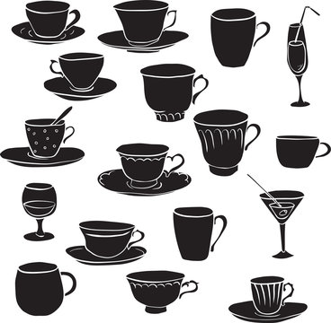 set of teacups