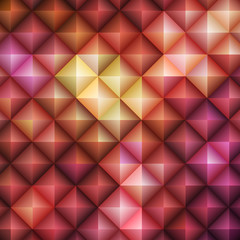 Red Mosaic Background