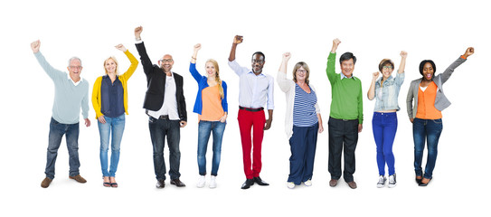 Diversity Ethnicity People Cheerful Togetherness Concept