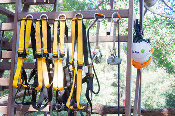 Safety equipments for climbing tree