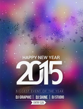 New Year Party Flyer & Poster Template Design