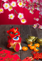 chinese new year decorations ,chinese character symbolizes gong