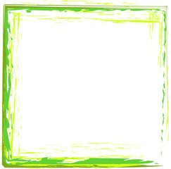 grüner Rahmen Frühling