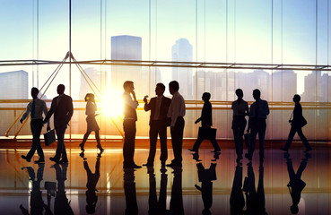 Business People Meeting Seminar Corporate Office Concept