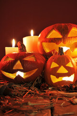 Halloween-Kürbisse