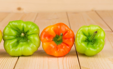 Colored peppers