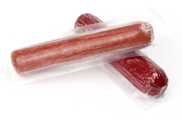 sausages in vacuum envelope