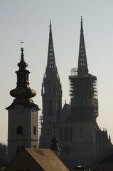 church and cathedral towers