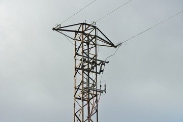 power transmission line pole