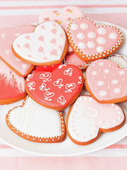 heart cookies, party concept