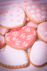 heart cookies, party concept