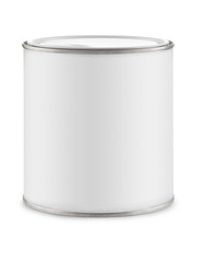 White can of paint