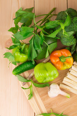 Various fresh vegetables