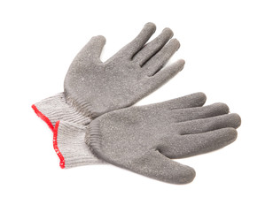 Gray gloves