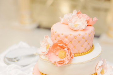Obraz na płótnie Canvas Top of Wedding Cake