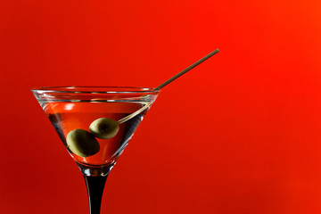 glass with martini
