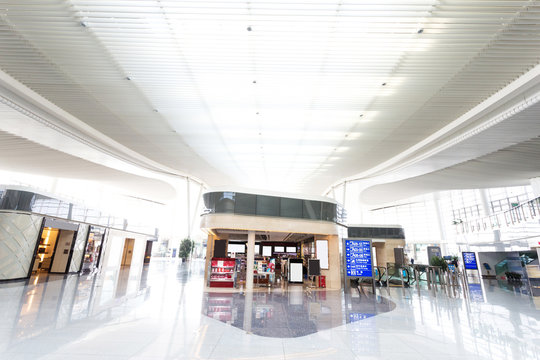 modern shopping mall interior