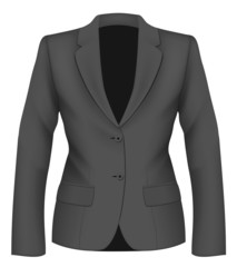 Ladies black suit jacket.