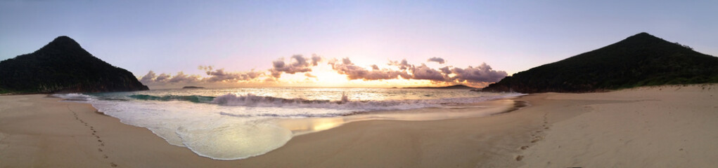 Panoramic views of Zenith Beach