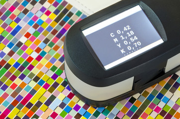 Print Spectrophotometer color measurement