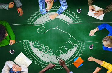 Brainstorming Cooperation Planning Meeting Strategy Concept
