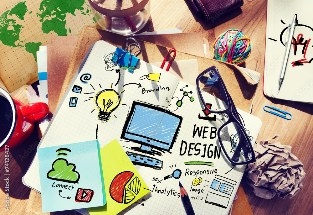 Canvas Prints content creativity digital graphic webdesign webpage concept