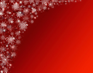 Christmas snow background. 