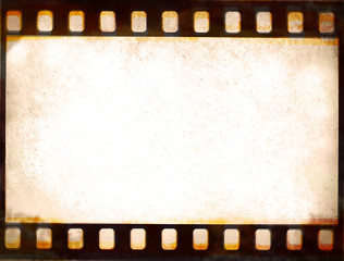 Grunge film strip frame background - 74128892