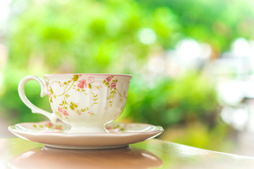 Latte coffee cup
