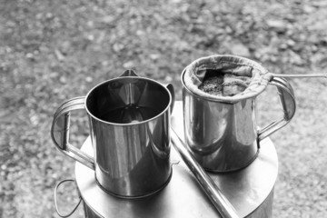 thailand traditional coffee boiling method