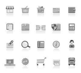 Shopping icons
