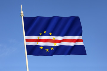 Flag of Cape Verde Islands - Republic of Cabo Verde