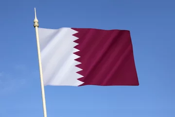 Papier Peint photo Lavable moyen-Orient Flag of Qatar