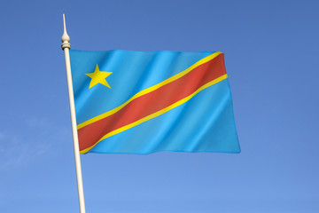 Flag of the Democratic Republic of the Congo