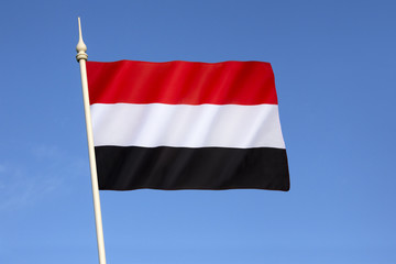 Fototapeta na wymiar Flag of Yemen