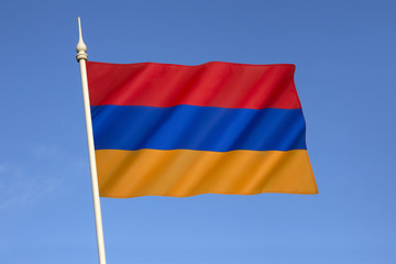 Obraz na płótnie Canvas Flag of Armenia
