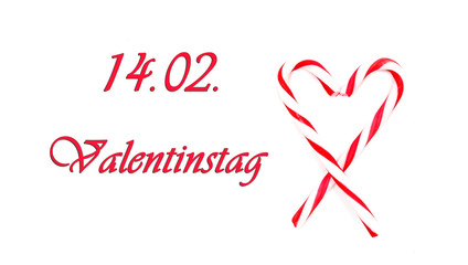Valentinstag Ankündigung