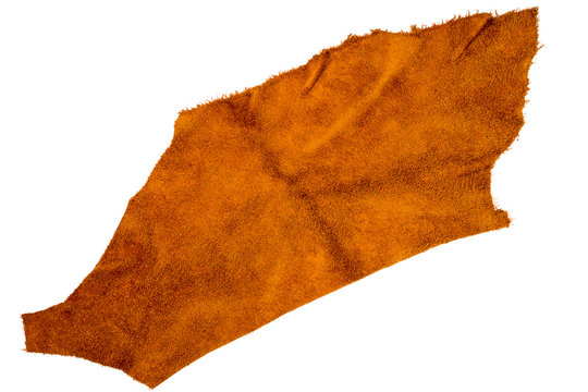 Piece of brown leather