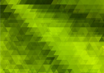 Fototapeta na wymiar green abstract bacground from triangles