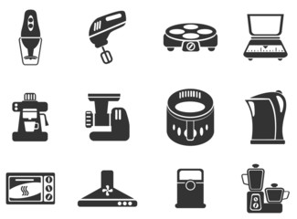 Kitchen Utensils Icon Set