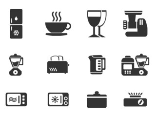 Kitchen Utensils Icon Set