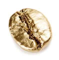 Gold coffee bean