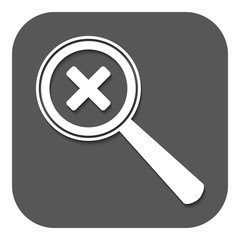 Fototapeta premium Magnifier Glass. Search icons. Vector