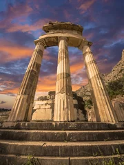 Deurstickers The Tholos, Delphi, Greece © Christian Delbert
