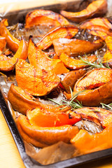 Baked pumpkin