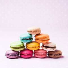Colorful macaroons