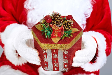 Christmas  Santa Claus with gift