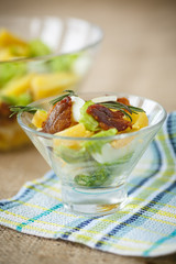 potato salad with bacon and eggs