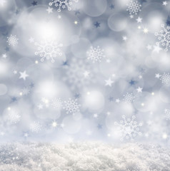 Christmas snow background.