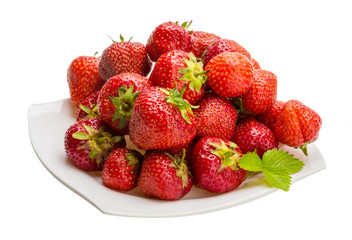 Strawberry in the bowl